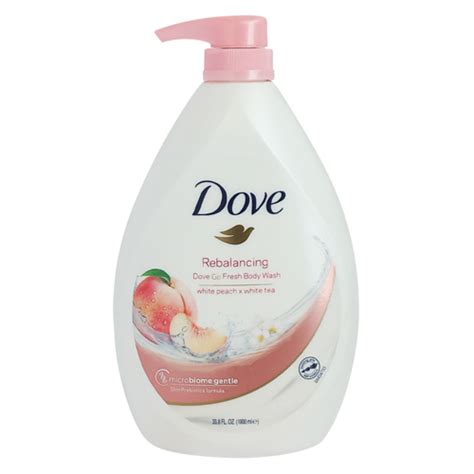 Dove Go Fresh Body Wash Rebalancing White Peach X White Tea 1000ml