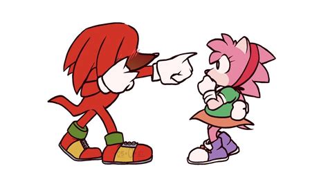 Classic Amy Meets Classic Knuckles Sonic The Hedgehog Comic Dub Youtube