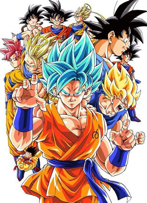 Todas As Fases De Son Goku Dragon Ball Oficial™ Amino