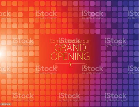 Grand Opening Luxurious Invitation Card Stock Illustration Download