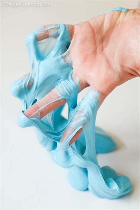 Easy Stretchy Slime With No Borax Or Liquid Starch • Midgetmomma
