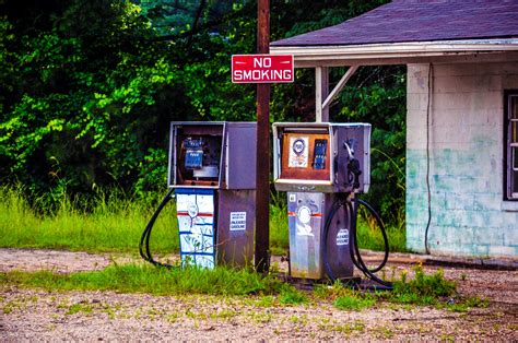 Free Images Sign Usa America Abandoned Gas Pump Leave Rural