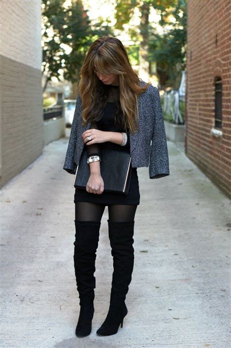 44 Stylish Ways To Wear Knee High Boots Ecstasycoffee Suede Boots