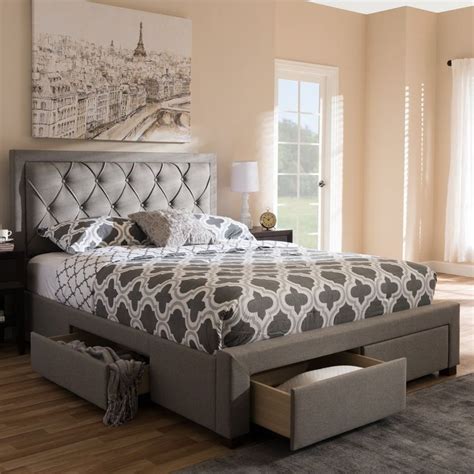 Build this queen sized platform storage bed and pair it with your favorite headboard for an attractive and functional storage piece. Overstock.com: Online Shopping - Bedding, Furniture ...