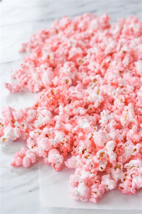 Pink Popcorn Colored Popcorn Recipe By Leigh Anne Wilkes
