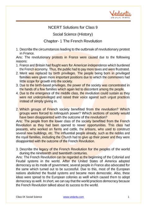 Ncert Solutions For Cbse Social Science Class 9 History Chapter 1 Free Pdf Download