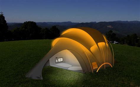 Solar Powered Tent Concept Is Off Grid Campers Dream And Can Power Your