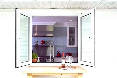 Kitchen pass through windows has been traditionally installed indoors, to easily serve or transfer food from the kitchen to the dining area. Pass Through Window Kitchen Dining Room