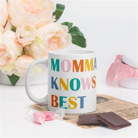 Momma Knows Best Mug T For Mom Momma Coffee Cup Mothers Day Ceramic