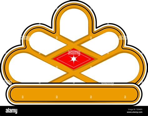 Isolated Golden Crown Icon Cartoon Style Vector Stock Vector Image And Art Alamy