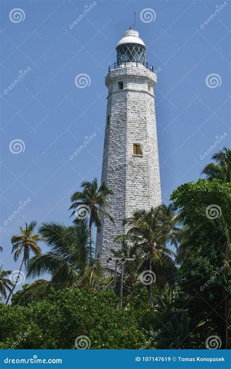 The Lighthouse Of Dondra Stock Image Image Of Lighthouse 107147619