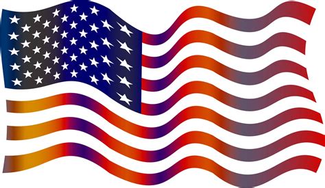 Wavy American Flag Free Stock Photo Public Domain Pictures