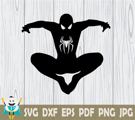 Spider Man Svg Spiderman Cut File Silhouette Spider Man Etsy