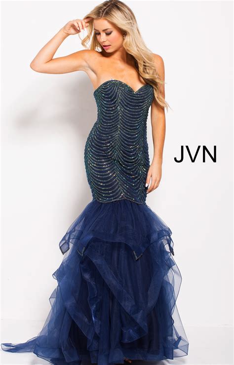 Jovani Jvn60604 Strapless Sweetheart Neckline Mermaid Dress Prom Dress