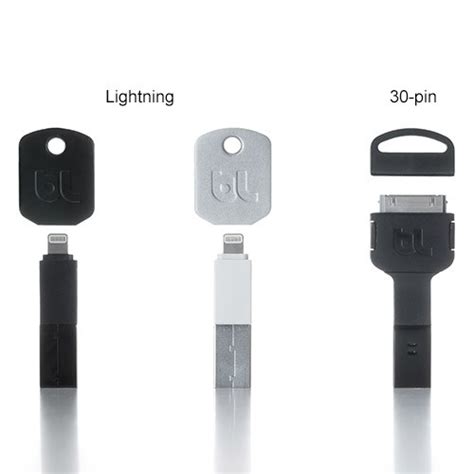 Bluelounge Kii Keychain Iphone Charger