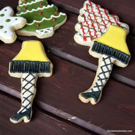 Timmy was sad because he was home. {Video} Christmas Leg Lamp Cookie Decorating Tutorial and ...