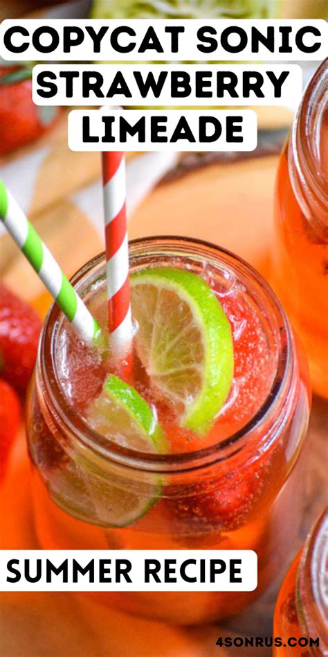 Skip The Drive Thru With This Copycat Sonic Strawberry Limeade Recipe