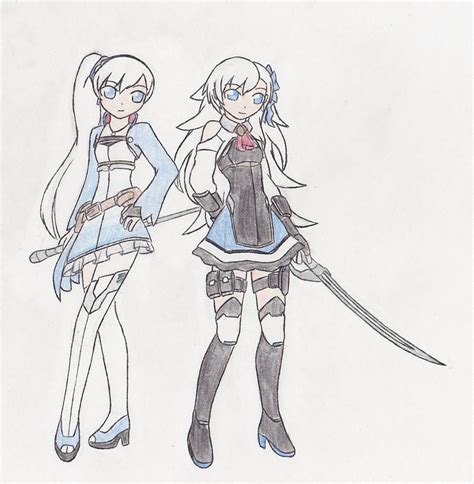 Character Design The Schnee Twins By Nisukitsune On Deviantart