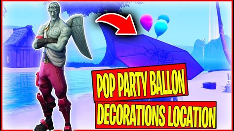 Fortnite 14 Days Of Summer All Pop Party Balloon Decorations Location