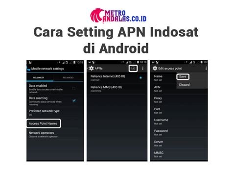 Cara Setting APN Indosat Untuk Android dan iOS