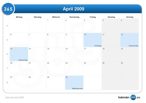 Kirchlich ist der gründonnerstag der auftakt zum eigentlichen osterfest mit den drei hohen feiertagen gründonnerstag, karfreitag und. Kalender april 2009