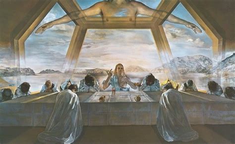 Salvador Dali The Sacrament Of The Last Supper Painting