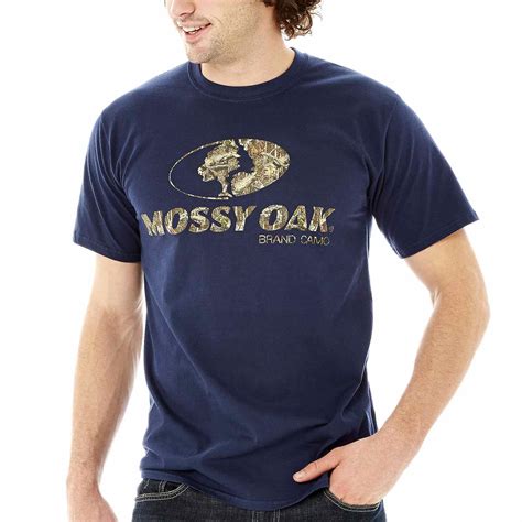 Mossy Oak G20780mo Mens Short Sleeve Mossy Oak Camo Logo T Shirt Ebay