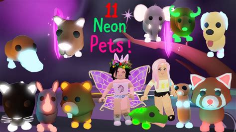 Roblox Adopt Me Neon Pets