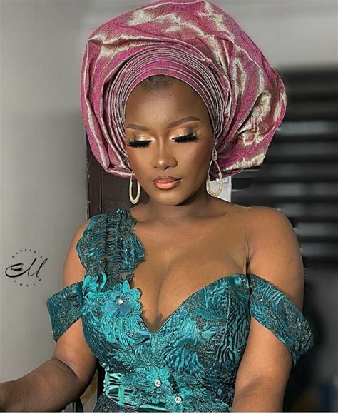 34 Simple Gele Styles For 2022 The Glossychic Face Images African Fashion Dresses Evening