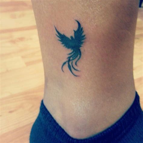 Phoenix Ankle Tattoo In Color Ink Tattoos Small