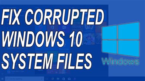 How To Repair Corrupted Windows 10 System Files And Dll Files Tutorial