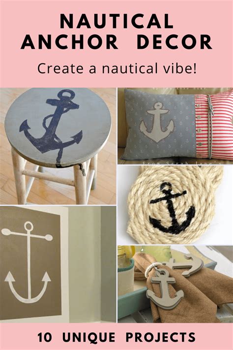 Nautical Anchor Decor 10 Easy Diys Garden Sanity By Pet Scribbles