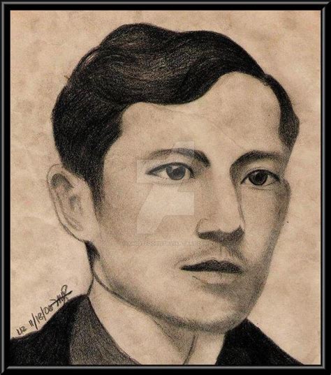 Jose Rizal Drawing Dr Jose Rizal Noli Me Tangere Rizal Has The