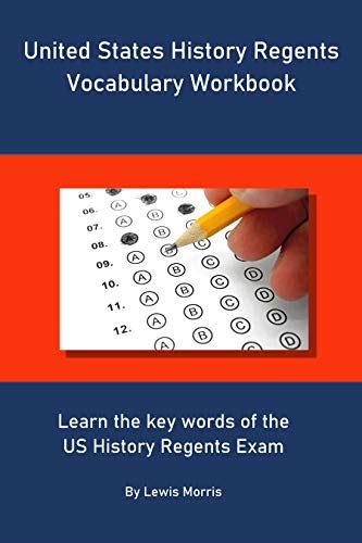 United States History Regents Vocabulary Workbook Learn The Key Words