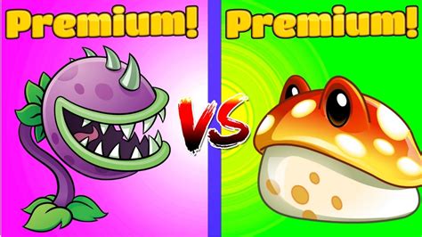 The first game, plants vs. Plants vs Zombies 2 CHOMPER vs TOADSTOOL - Premium vs ...