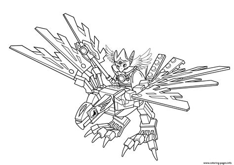Lego Chima Eagle Legend Beast Coloring Pages Printable