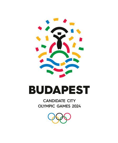 Official website of the olympic games. Budapest unveils logo for Olympic 2024 bid - Design Week