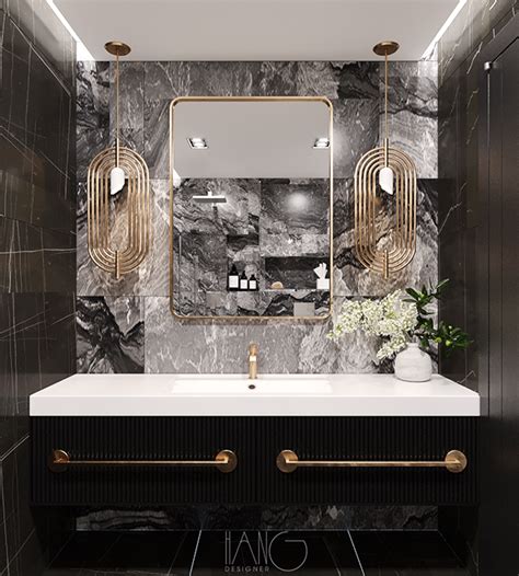 Apartment In Dark Shades Dezign Ark Beta Beautiful Bathrooms
