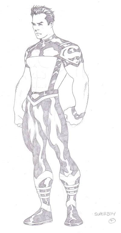 Superboy Redesign By Mckone In Russ Andersons Mike Mckone Comic Art