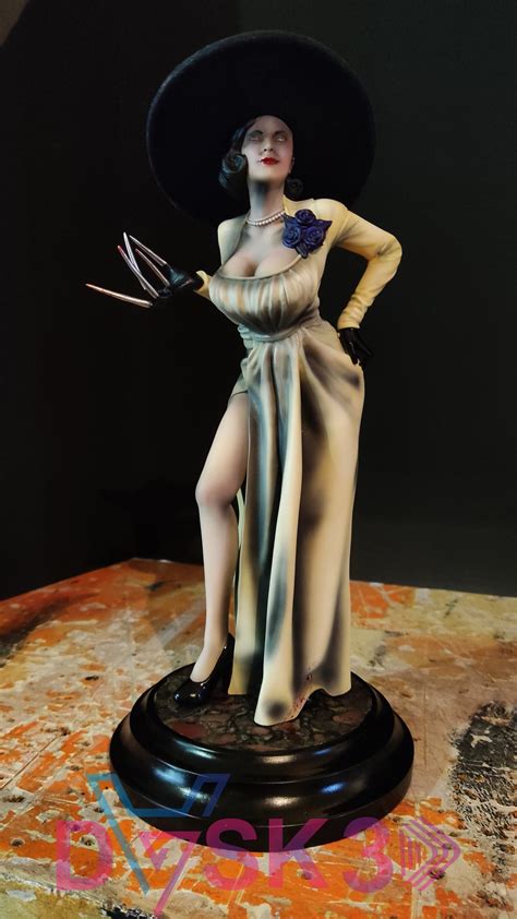 Alcina Dimitrescu From Resident Evil Village Resin Statue Etsy Uk
