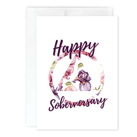 Happy Soberversary Card Sober Birthday Anniversary Spiritandsnark