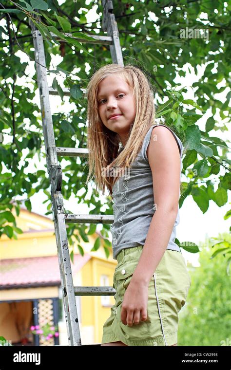 Pretty Blonde Haired Girl Gardening Hi Res Stock Photography And Images Alamy