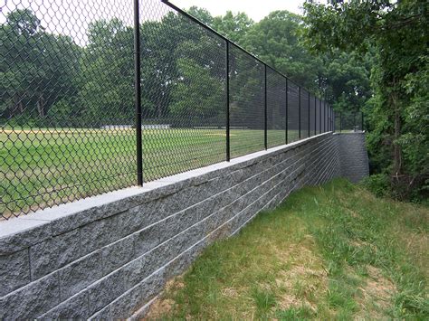 Fence Post In Retaining Wall Cornerstone Wall Solutions