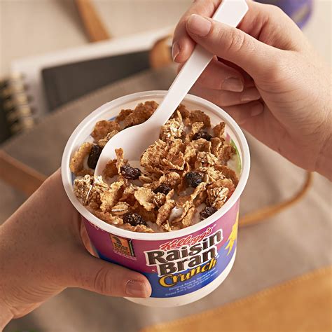 Buy Kellogg S Raisin Bran Crunch Breakfast Cereal Cups Fiber Cereal
