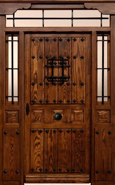 Puertas De Exterior Rústicas Mm Solid Wood Interior
