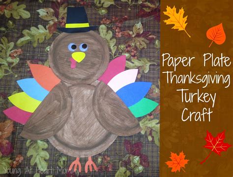 Paper Plate Thanksgiving Turkey Craft Young At Heart Mommy