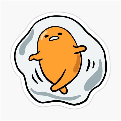 Lazy Egg Stickers Redbubble