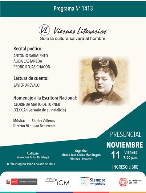 Viernes Literarios Recital Poético Lectura De Cuento Y Homenaje A La