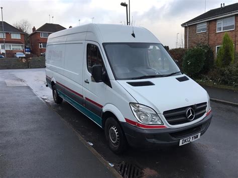 2012 Mercedes Sprinter 313 Cdi Lwb 129k Hi Roof Panel Van 1 Owner Hpi