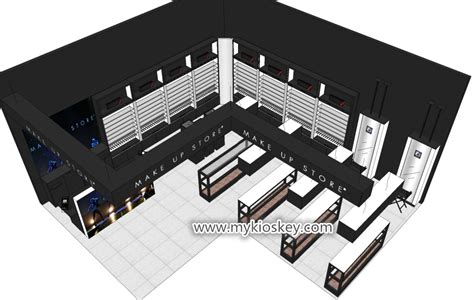 High quality cosmetic display make up store for USA